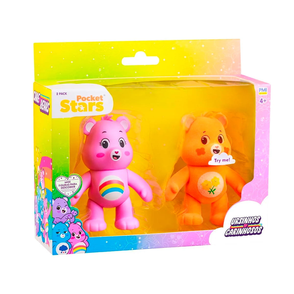 BONECO - URSINHOS CARIOSOS - COM 2 FIGURAS - ANIMADINHA - AMIGO