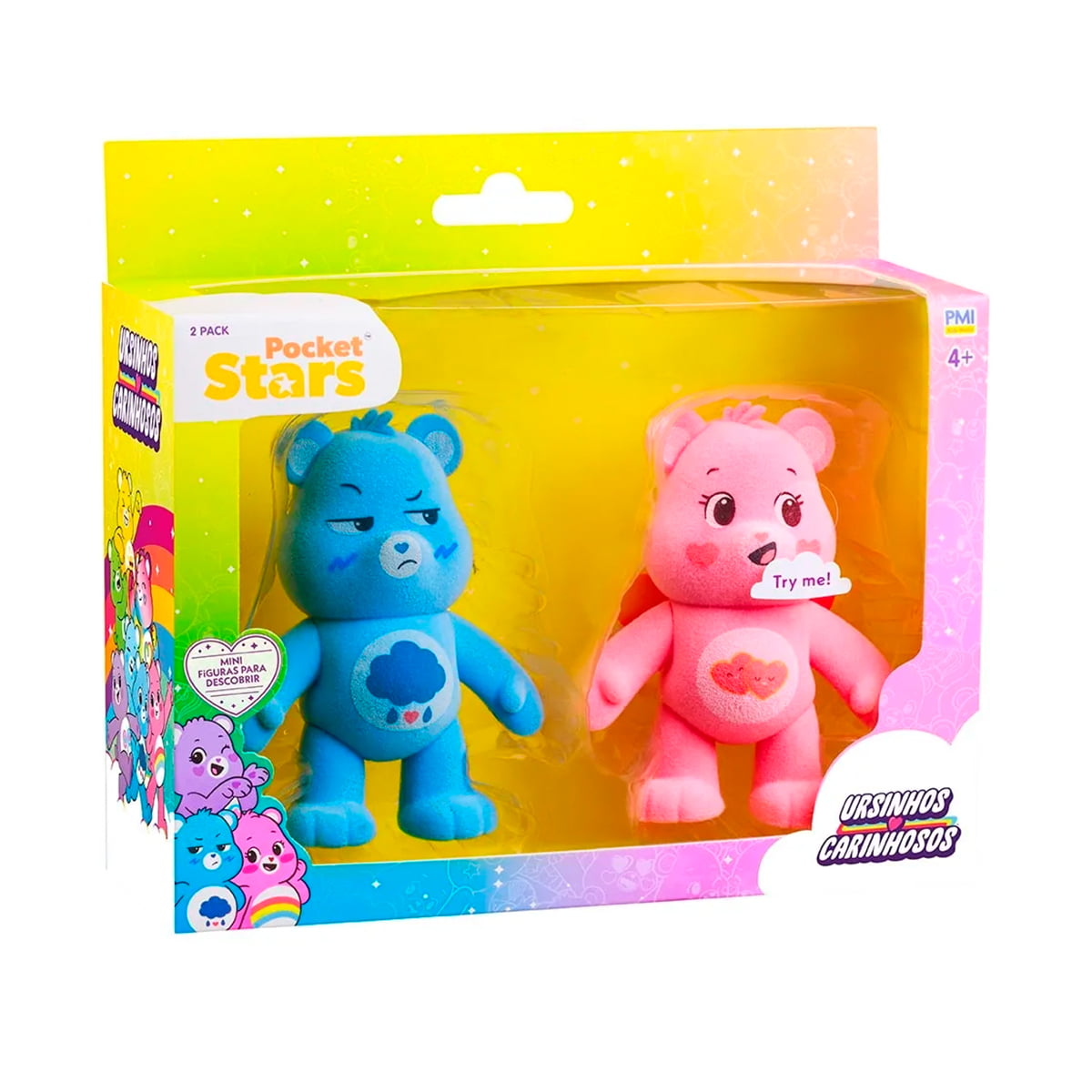 BONECO - URSINHOS CARIOSOS -  COM 2 FIGURAS - ZANGADINHO - AMOROSA
