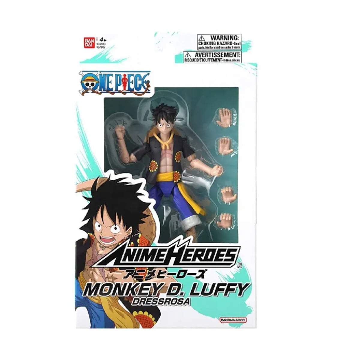 ONE PIECE - BONECO ARTICULADO - MONKEY D. LUFFY  - BANDAI 
