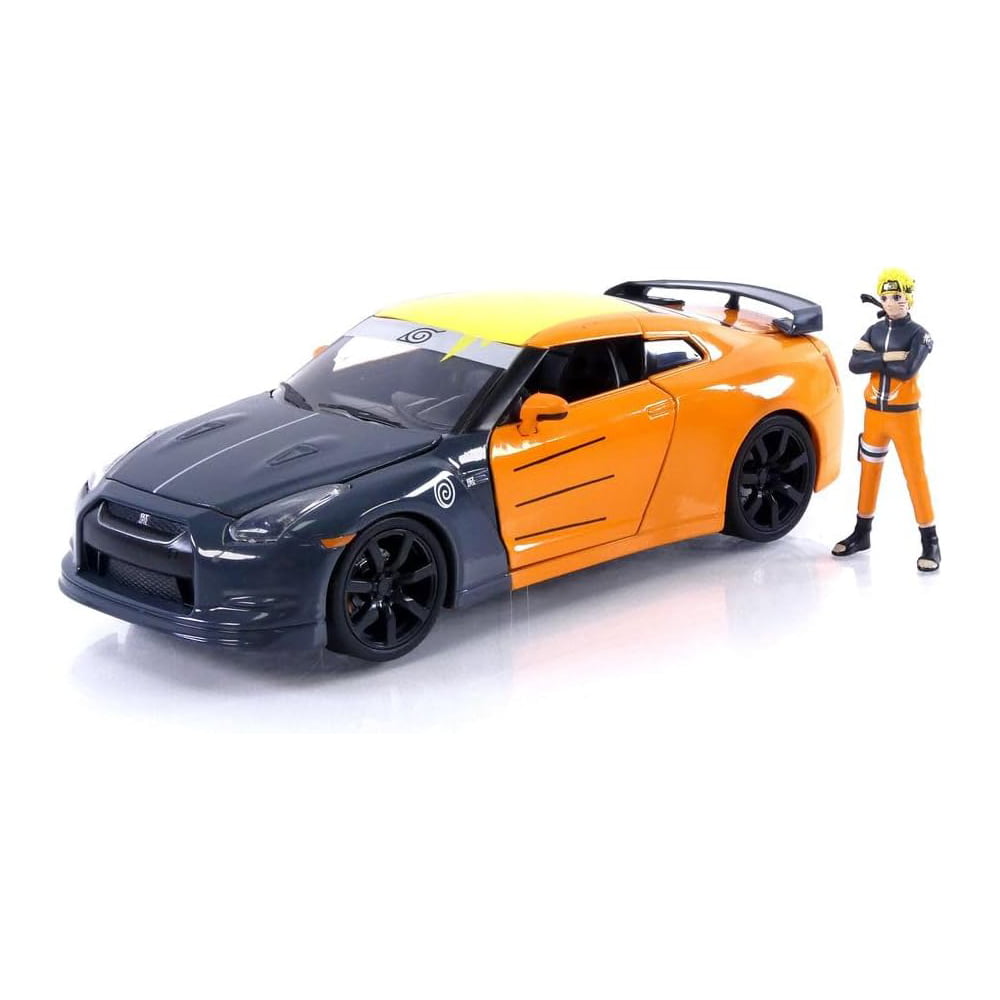 2009 - NISSAN GT-R (R35) - NARUTO COM BONECO - 1/24