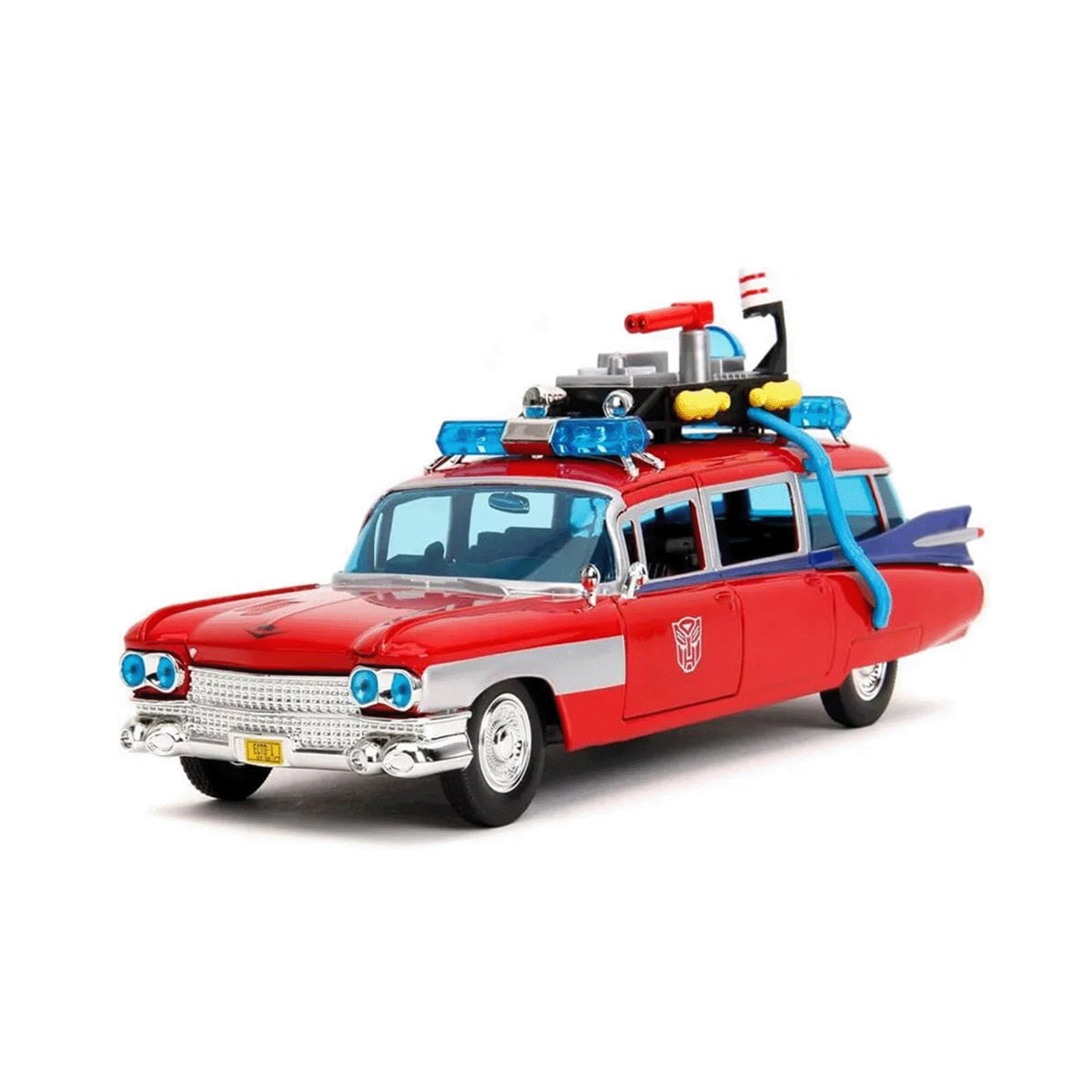 CARRO - ECTO-1 - TEMA TRANSFORMES - CAÇA FANTASMAS - 1/24