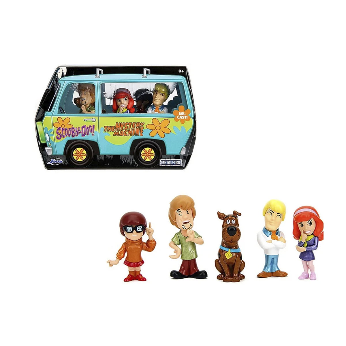 SCOOBY-DOO - BONECOS 4 cm - SCOOBY-DOO - SALSICHA - VELMA - DAPHNE - FRED