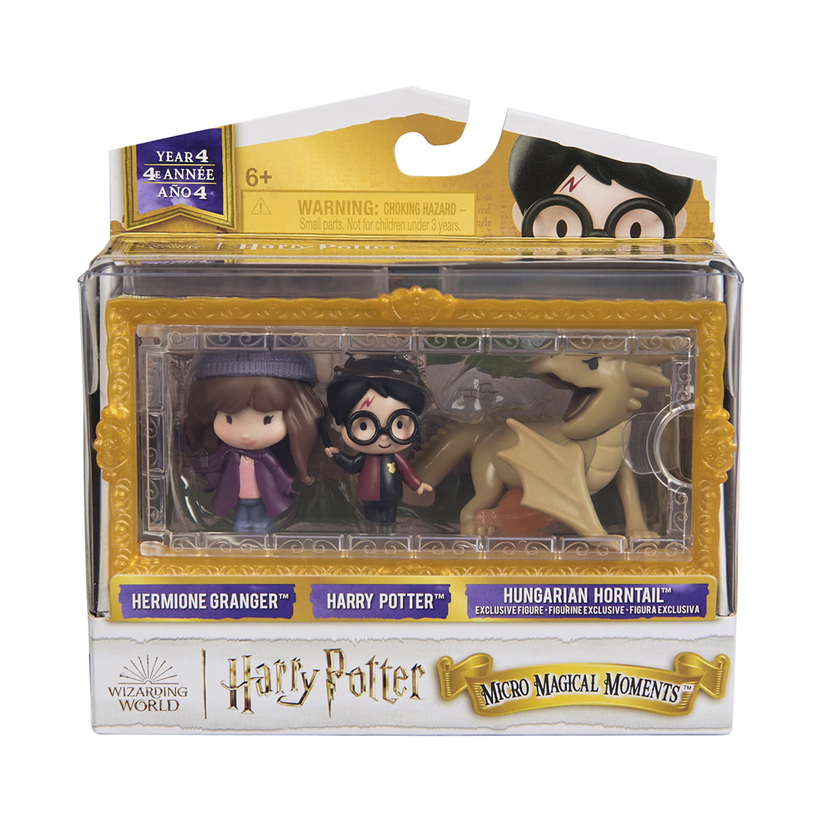 HARRY POTTER - BONECOS HERMIONE - HARRY POTTER - HUNGARIAN HORNTAIL - SPIN MASTER