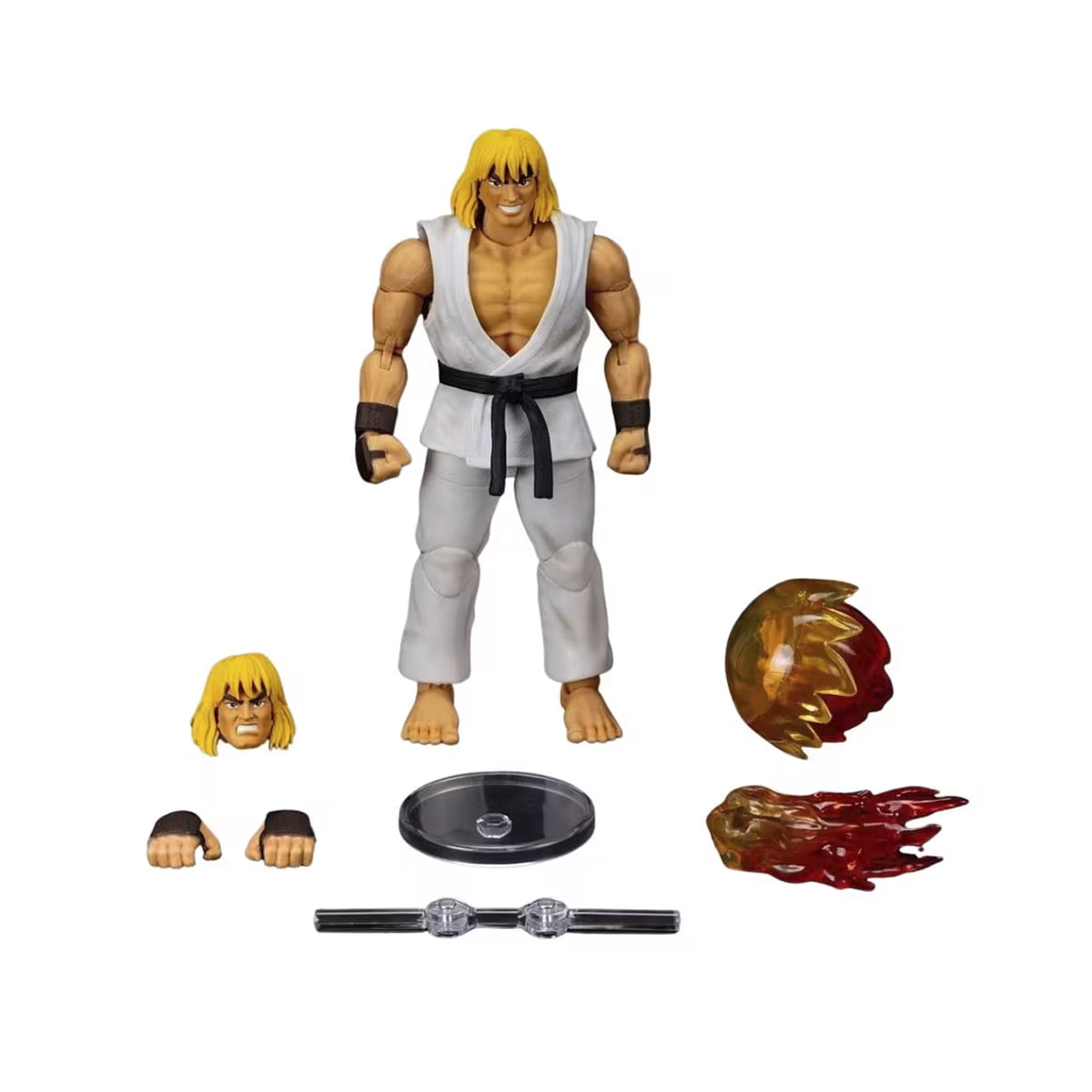 ULTRA STREET FIGHTER II - BONECO - ARTICULADO - KEN - COM ACESSÓRIOS