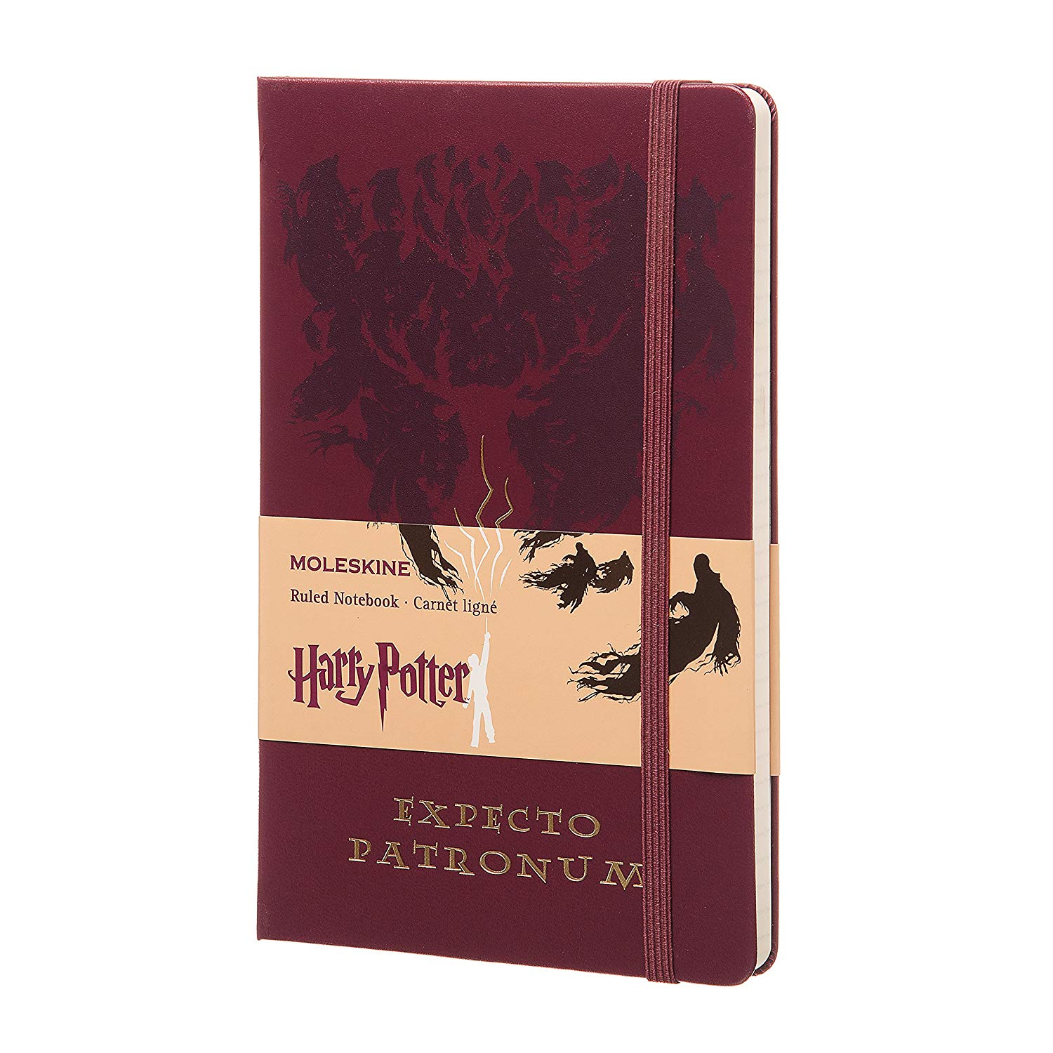 Caderno Moleskine, Edição Limitada Harry Potter, Expecto Patronum, Pautado, Grande