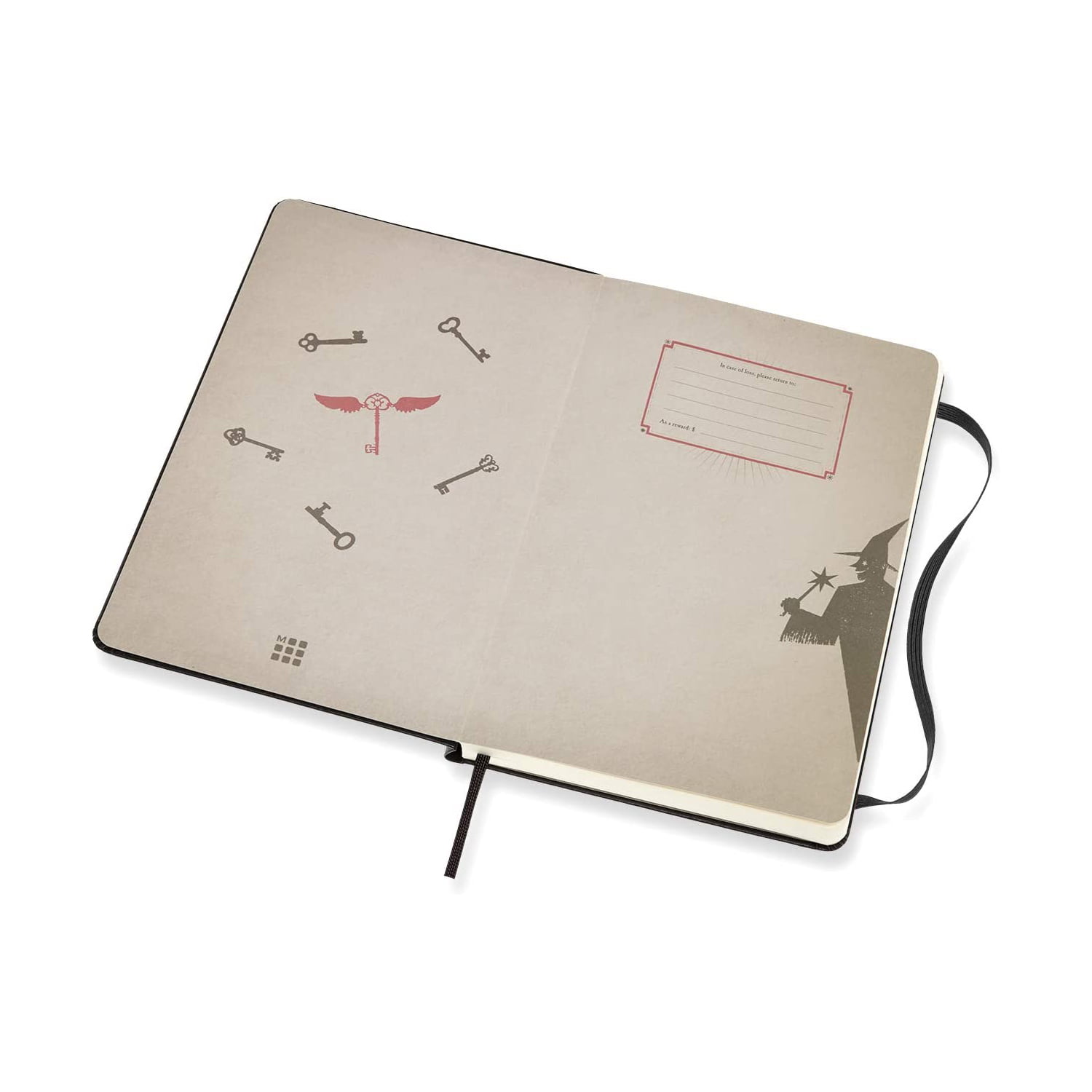 CADERNO MOLESKINEEDIÇÃO LIMITADAHARRY POTTERLEVIOSACAPA DURA