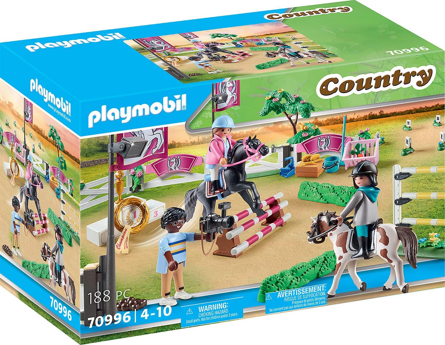 PLAYMOBIL - COUNTRY - TORNEIO DE EQUITAÇÃO - 70996