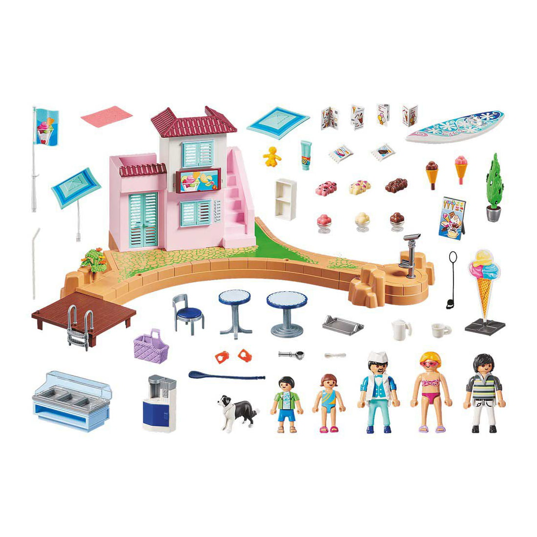 Playmobil Family Fun Eisdiele Nr. 70279 (Gebraucht) in Hünenberg See