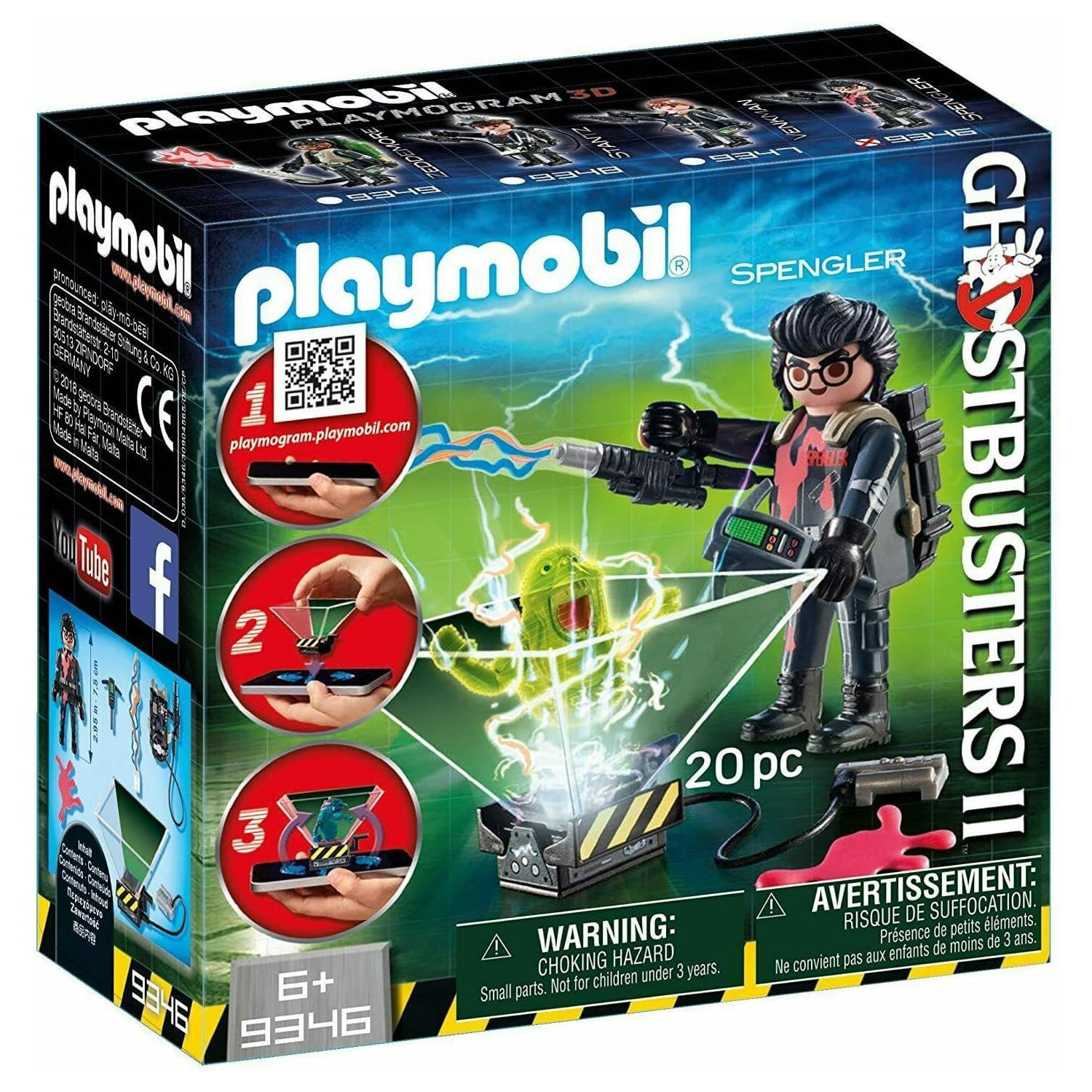 PLAYMOBIL - GHOSTBUSTERS - PLAYMOGRAM 3D - SPENGLER - 9346