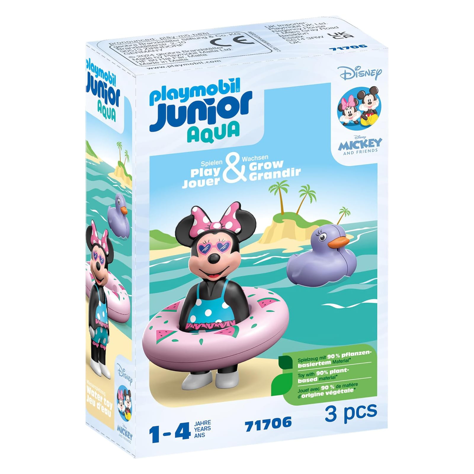 PLAYMOBIL - JUNIOR AQUA - VIAGEM A PRAIA COM A MINNIE - 71706