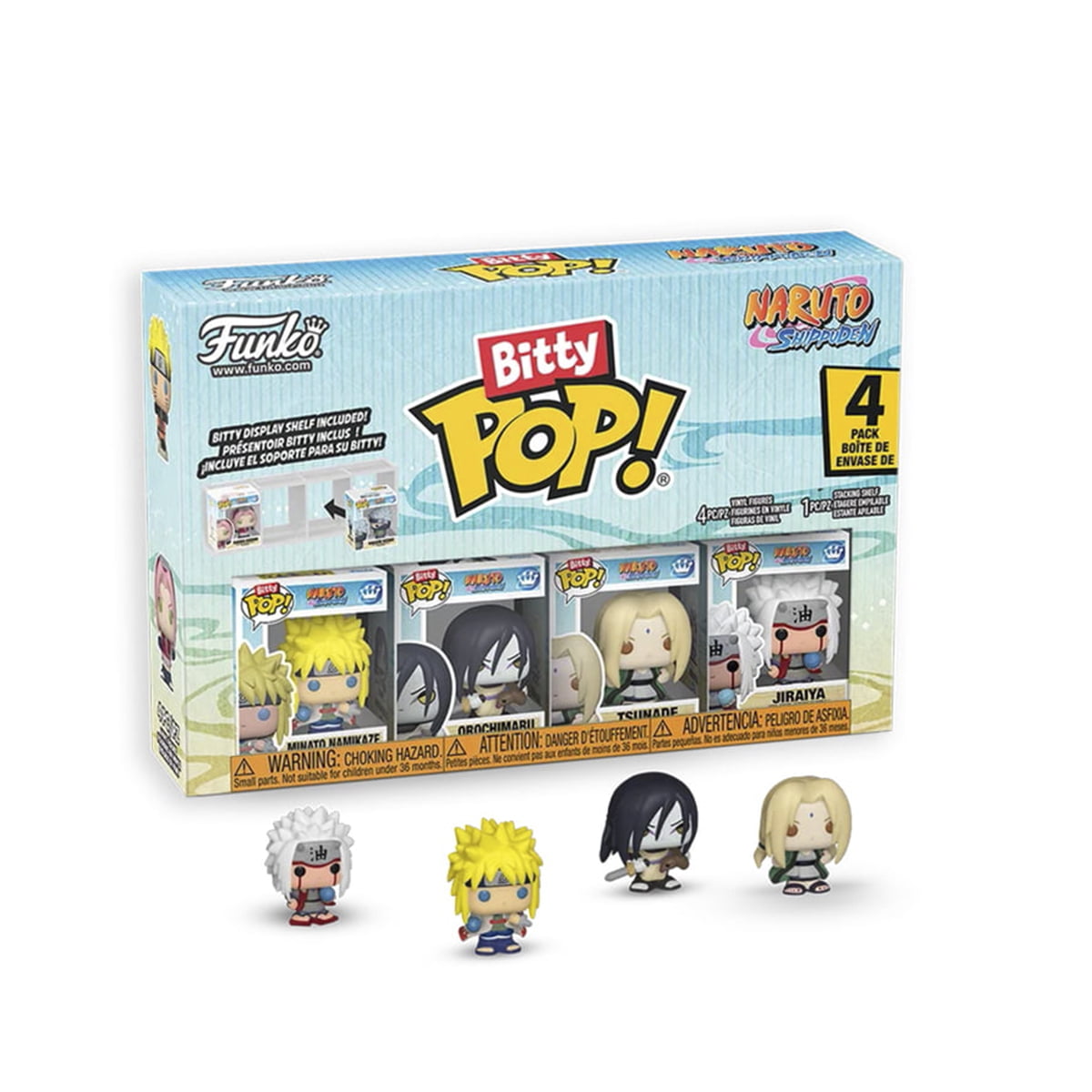 BITTY POP! - NARUTO SHIPPUDEN - NARUTO - TSUNADE - MINATO - OROCHIMARU - JIRAIYA