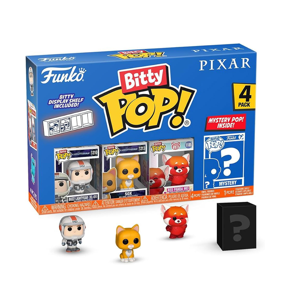 BITTY POP! - PIXAR - BUZZ - SOX - MEU PANDA VERMELHO