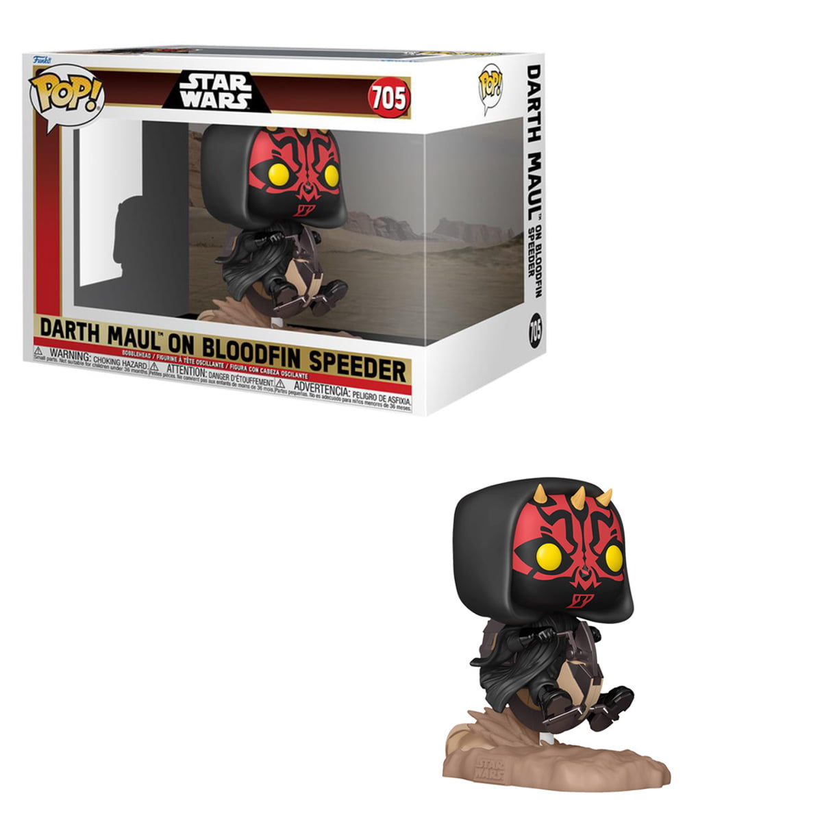 POP! FUNKO - STAR WARS - DARTH MAU - ON BLOODFIN SPEEDER