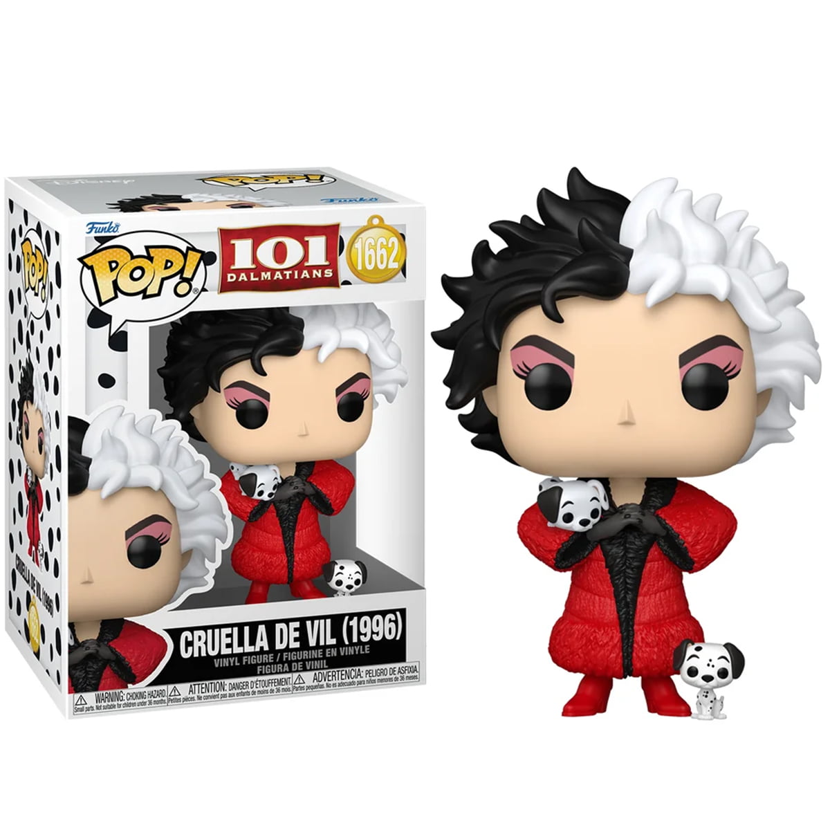 FUNKO POP! - 101 - DALMATAS - CRUELLA - DE - VIL - 1996