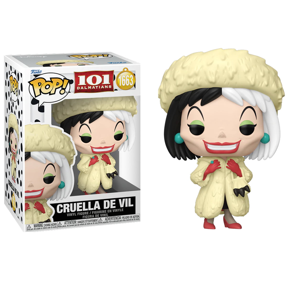 FUNKO POP! - 101 - DALMATAS - CRUELLA - DE - VIL