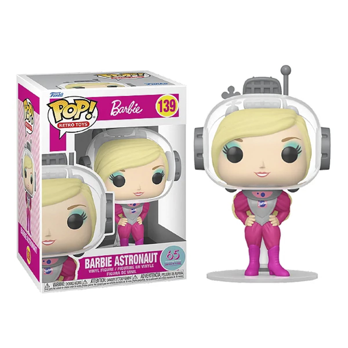 POP! FUNKO - BARBIE ANIVERSÁRIO 65 ANOS - BARBIE ASTRONAUTA