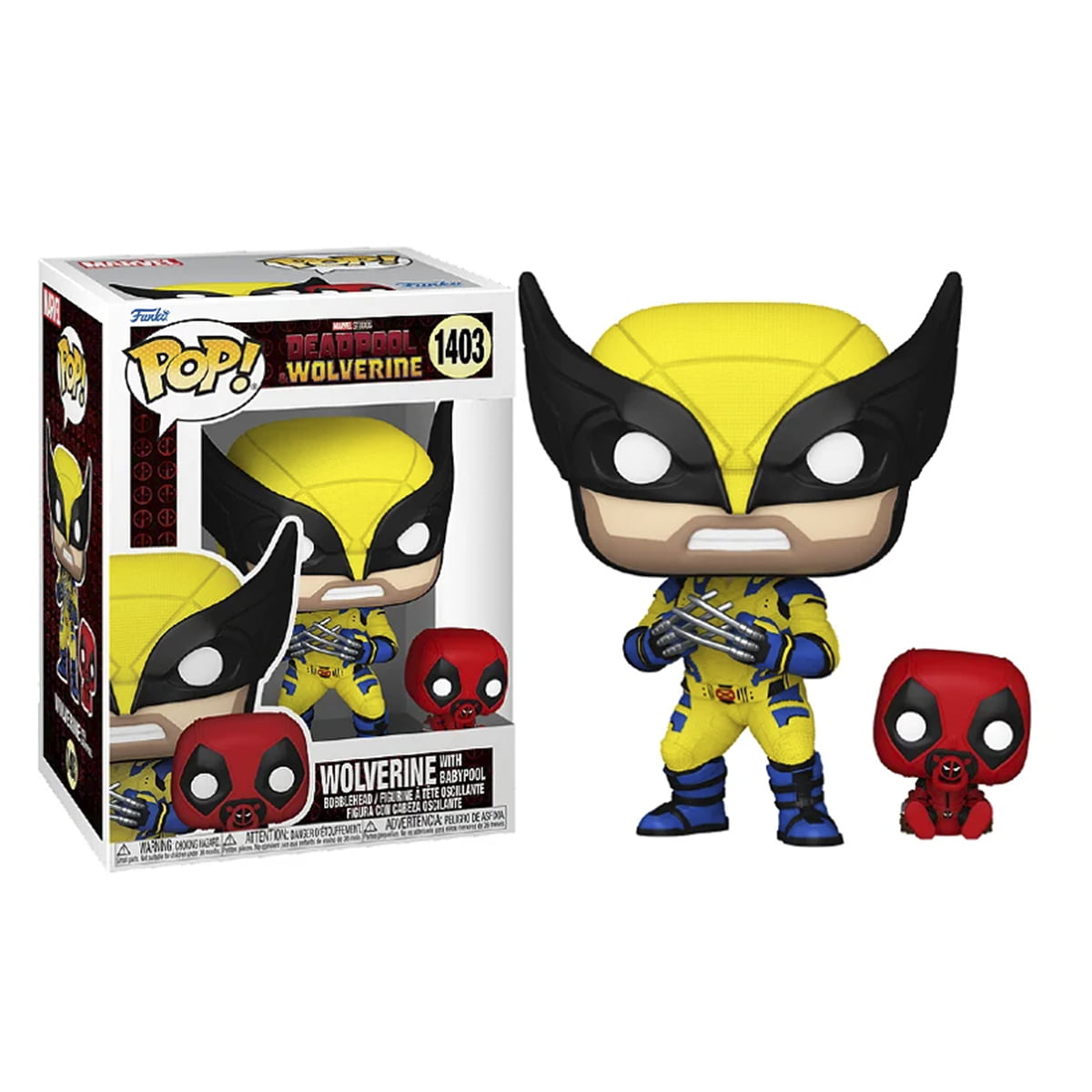 POP! FUNKO - DEADPOOL & WOLVERINE - WOLVERINE COM BABYPOOL