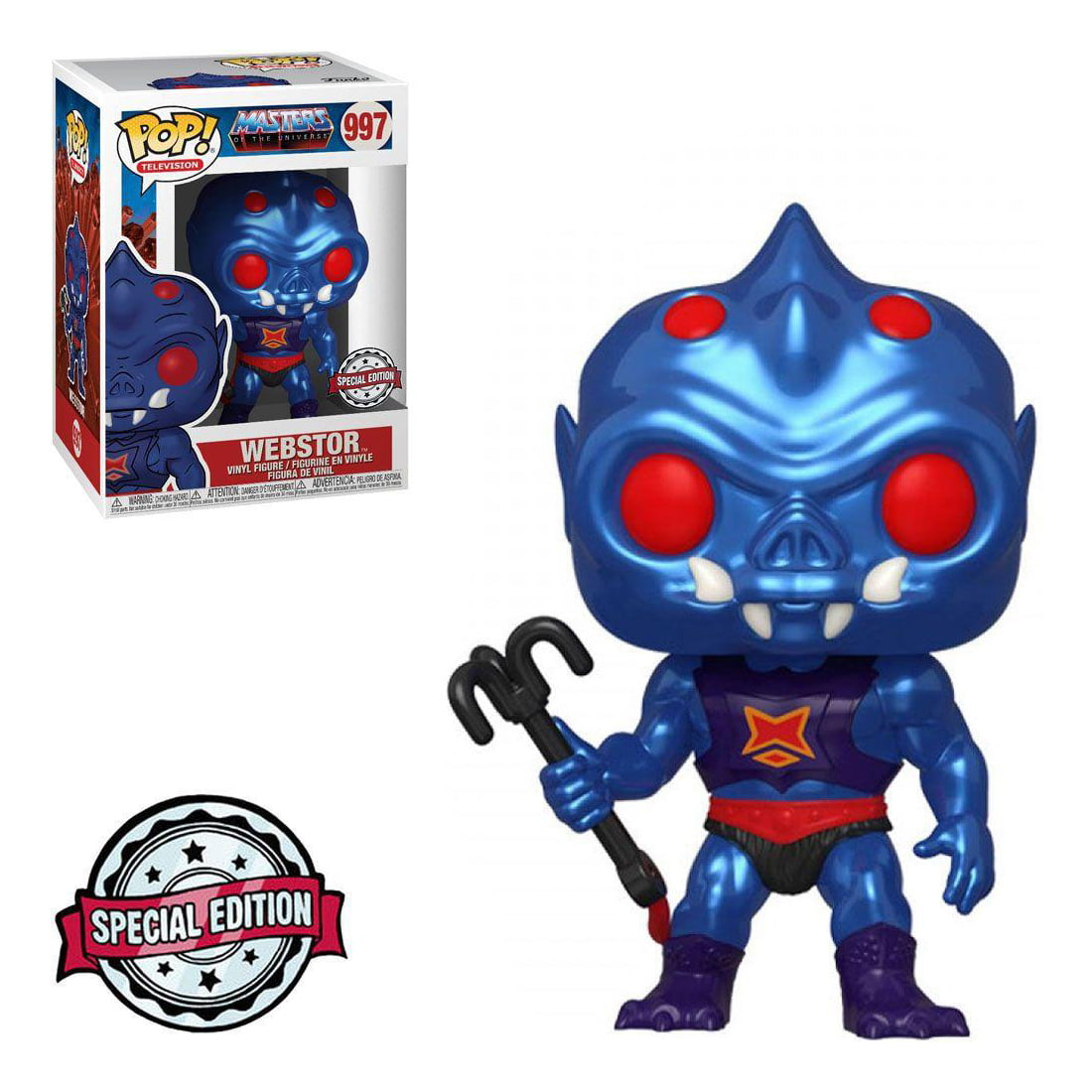 POP! FUNKO - MASTER OF THE UNIVERSE - WEBSTOR - SPECIAL EDITION