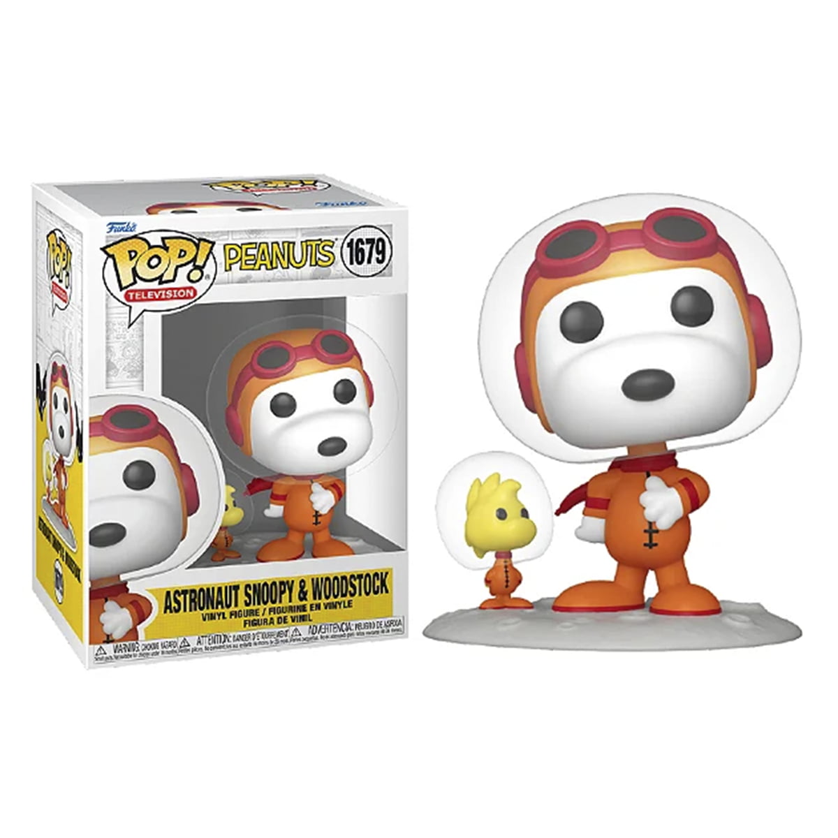 POP! FUNKO - PENANUTS - SNOOPY ASTRONAUTA E WOODSTOCK