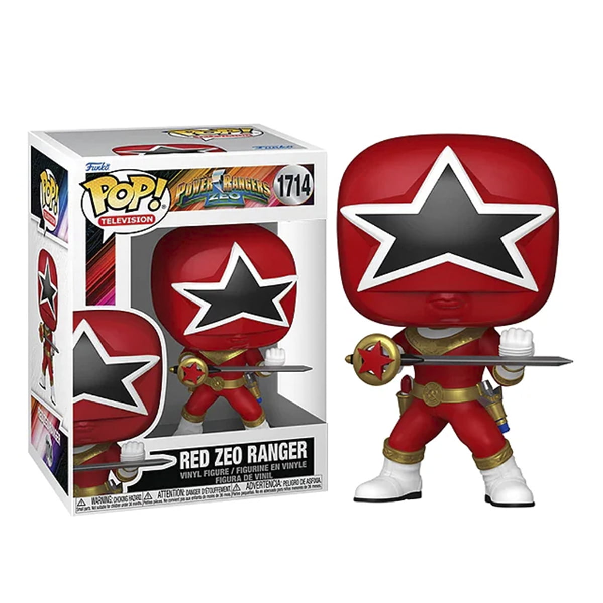POP! FUNKO - POWER RANGERS ZEO - RED ZEO RANGER