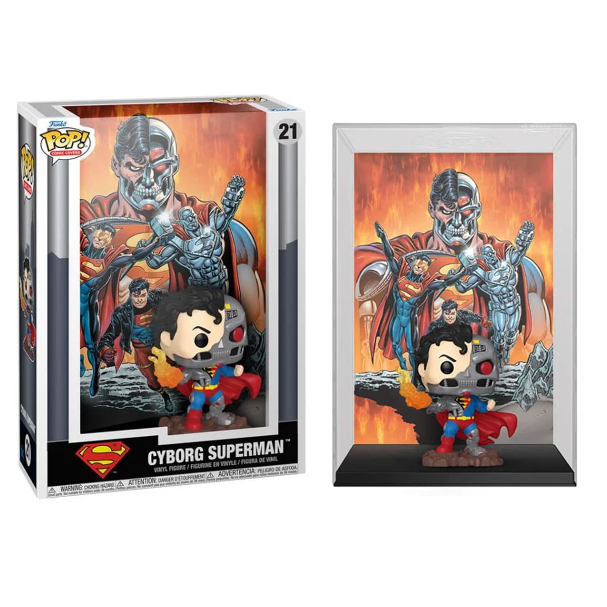 POP! COMIC COVER - SUPERMAN- CYBORG SUPERMAN