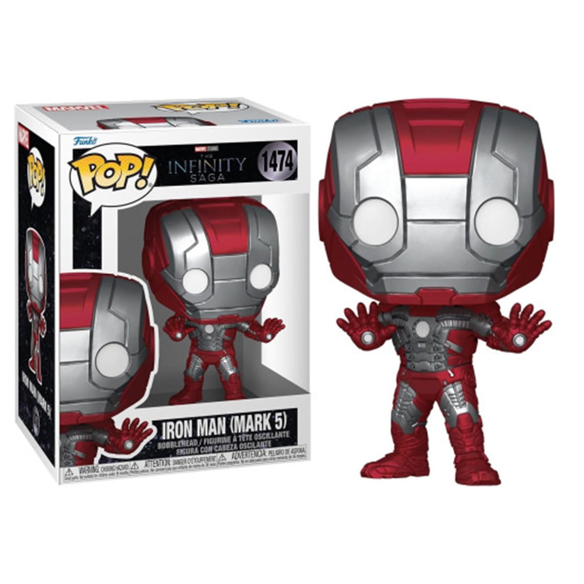 POP! FUNKO - A SAGA DO INFINITO - IRON MAN (MARK 5)
