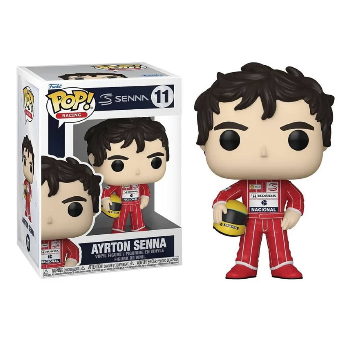 POP! FUNKO - AYRTON SENNA COM CAPACETE
