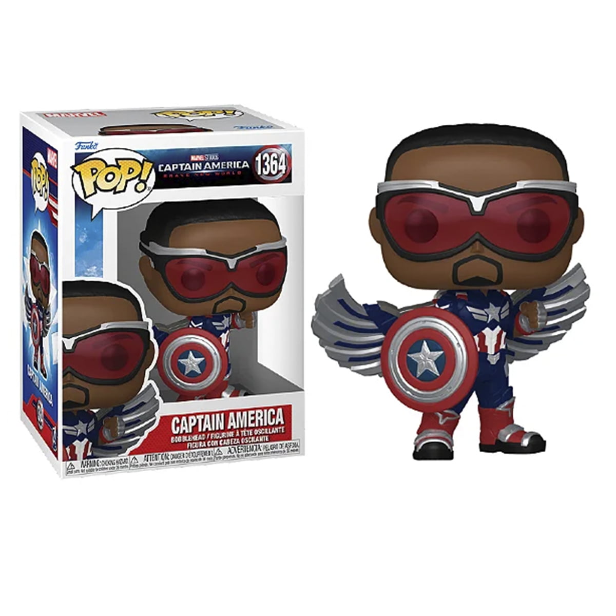 POP! FUNKO - CAPITÃO AMÉRICA: ADMIRÁVEL MUNDO NOVO - CAPITÃO AMÉRICA
