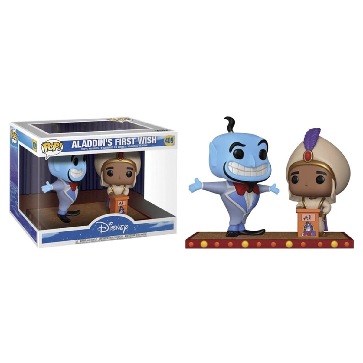 POP! FUNKO - DISNEY - ALADDIN E O PRIMEIRO DESEJO