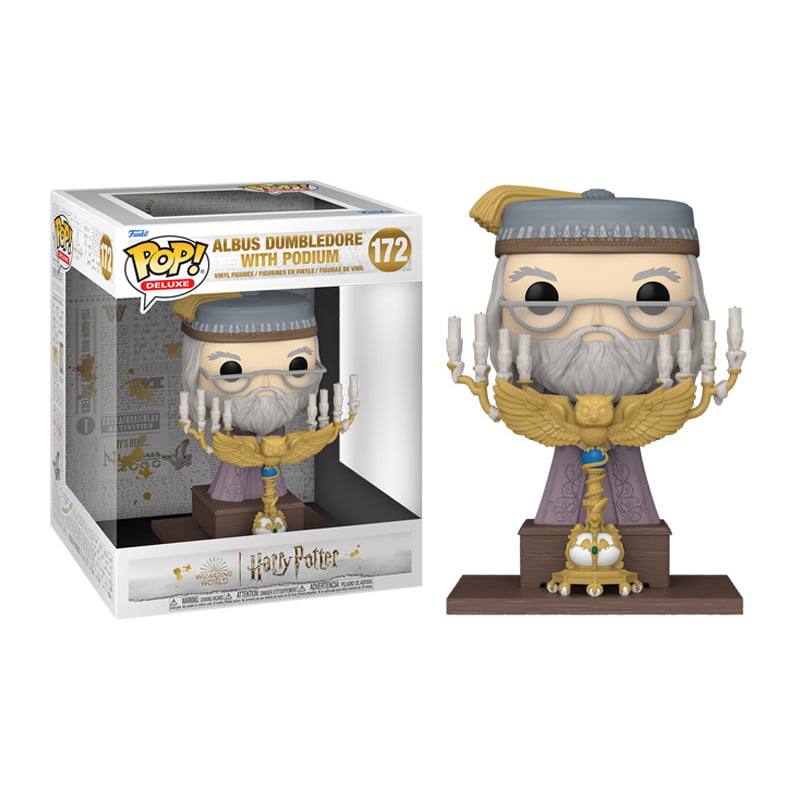 POP! FUNKO - HARRY POTTER - ALBUS DUMBLEDORE COM PODIUM