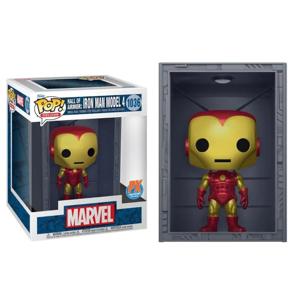 POP! FUNKO - MARVEL - HALL OF ARMOR: IRON MAN MODEL 4