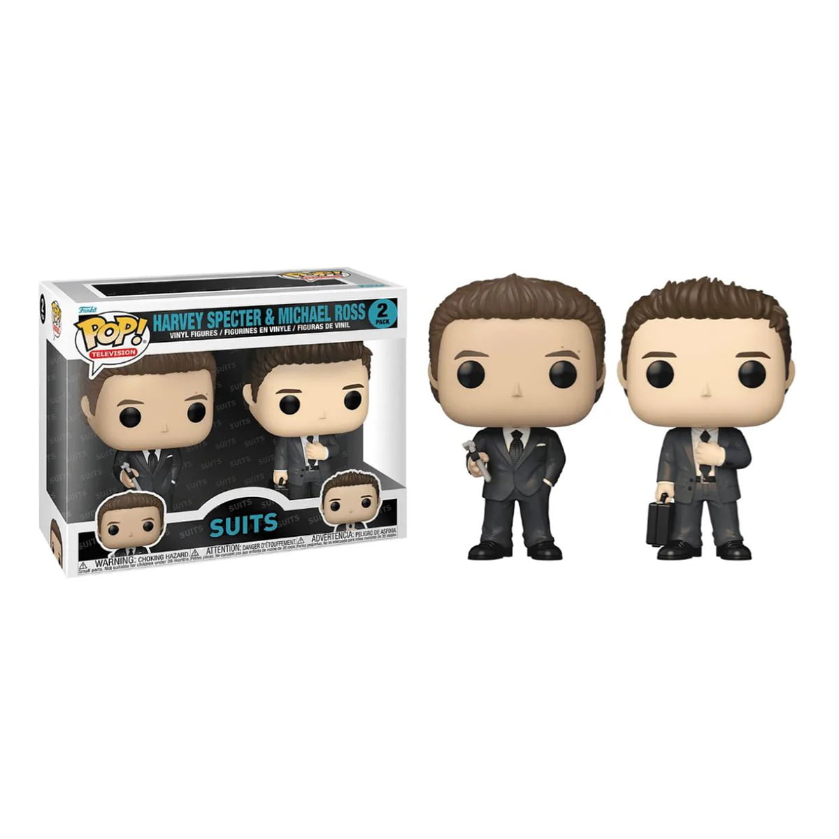 POP! FUNKO - SUITS - HARVEY SPECTER & MICHAEL ROSS