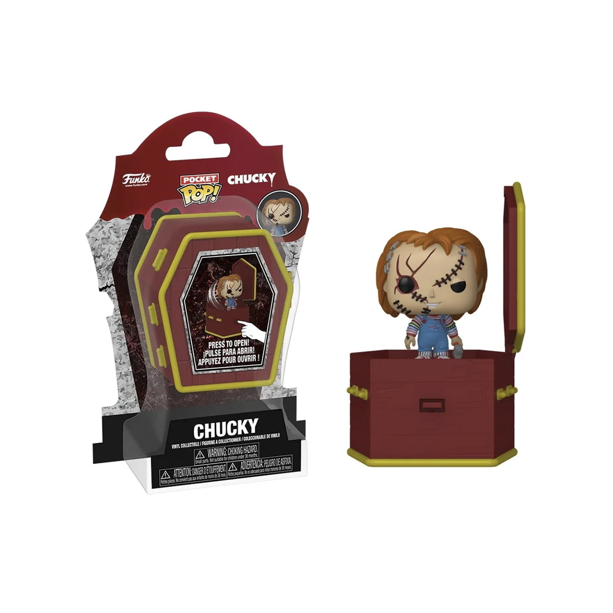 POP! POCKET - CHUCKY NO CAIXÃO