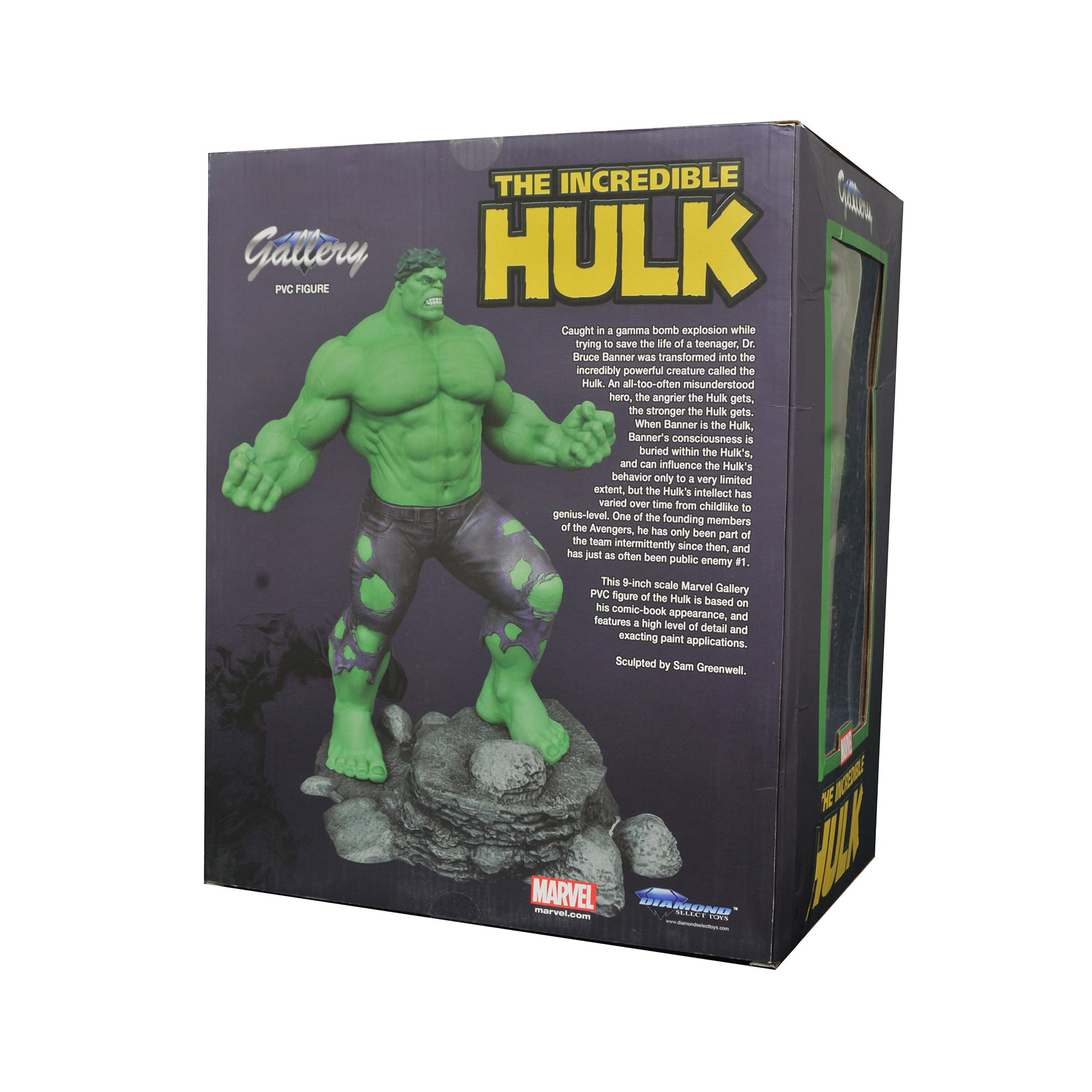 ESTÁTUA - THE INCREDIBLE HULK - MARVEL GALLERY - 30 CM