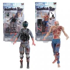 Guerra Mundial Z - Special Forces Zombie e Civilian Zombie - Series 1 com 2 figuras