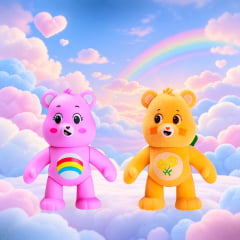 BONECO - URSINHOS CARIOSOS - COM 2 FIGURAS - ANIMADINHA - AMIGO
