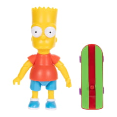 FIGURA ARTICULADA - OS SIMPSONS - BART COM SKATE