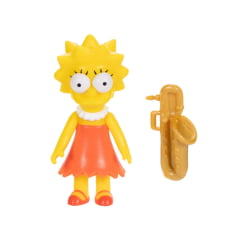 MINI FIGURA ARTICULADA - OS SIMPSONS - LISA SIMPSON