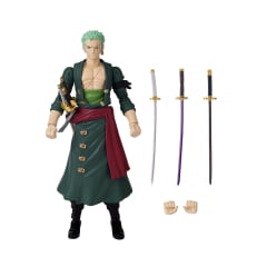 ONE PIECE - BONECO ARTICULADO - RORONOA ZORO  - BANDAI 