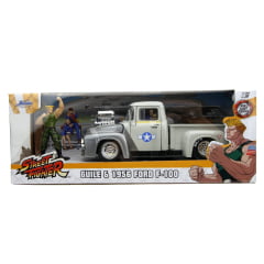 1956 - FORD F-100 PICK UP - STREET FIGHTER - GUILE COM BONECO - 1/24