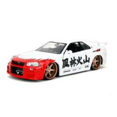 2002 - NISSAN SKYLINE GT-R R34 - STREET FIGHTER - RYU - COM BONECO - 1/24