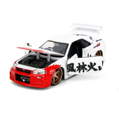 2002 - NISSAN SKYLINE GT-R R34 - STREET FIGHTER - RYU - COM BONECO - 1/24
