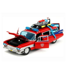 CARRO - ECTO-1 - TEMA TRANSFORMES - CAÇA FANTASMAS - 1/24