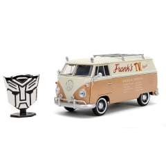 KOMBI VOLKSWAGEN BUS WHEELJACK - TRANSFORMES - COM BONECO - 1/24  