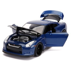 NISSAN GT-R R35 - VELOZES E FURIOSOS - BRIAN COM BONECO - 1/18