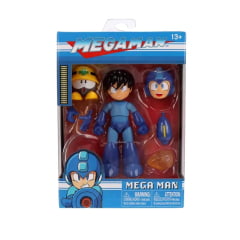 MEGA MAN - BONECO ARTICULADO  MEGA MAN VERSÃO CIVIL   - COM  ACESSÓRIOS 