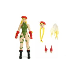 ULTRA STREET FIGHTER II  - BONECA - ARTICULADA - CAMMY - COM ACESSÓRIOS 