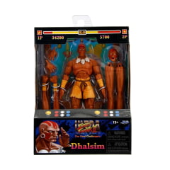 ULTRA STREET FIGHTER II - BONECO - ARTICULADO - DHALSIM - COM ACESSÓRIOS