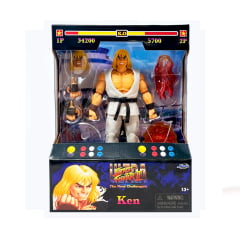 ULTRA STREET FIGHTER II - BONECO - ARTICULADO - KEN - COM ACESSÓRIOS