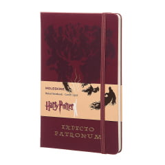 Caderno Moleskine, Edição Limitada Harry Potter, Expecto Patronum, Pautado, Grande